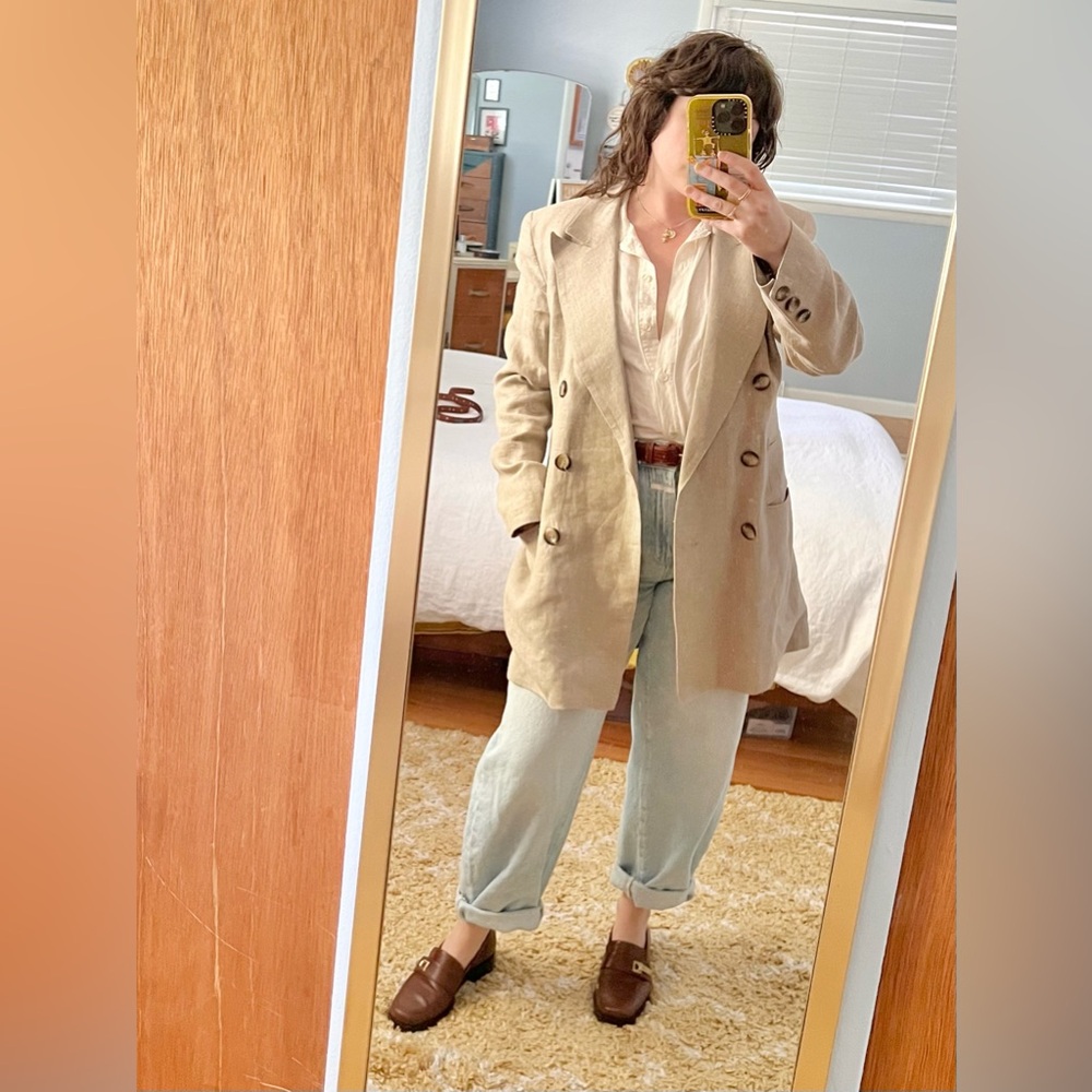 100% Linen Neiman Marcus Blazer